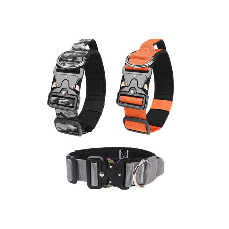 Tactical dog collar anti pull training