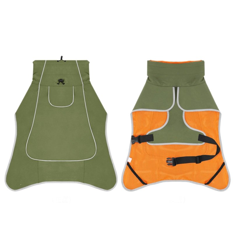 All-weather waterproof dog jacket