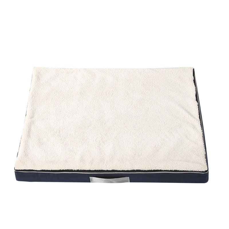 Memory foam pet bed removable cover