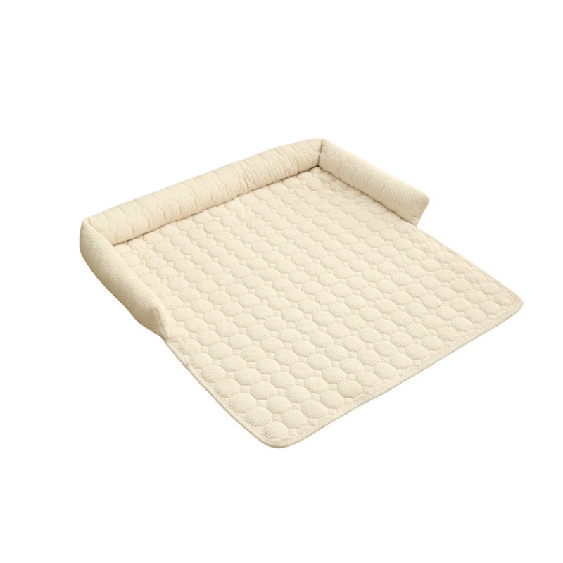 Corduroy pet sofa cushion bed