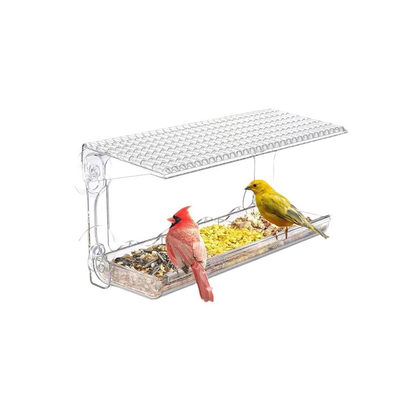 Outdoor Transparent Window Bird Feeder