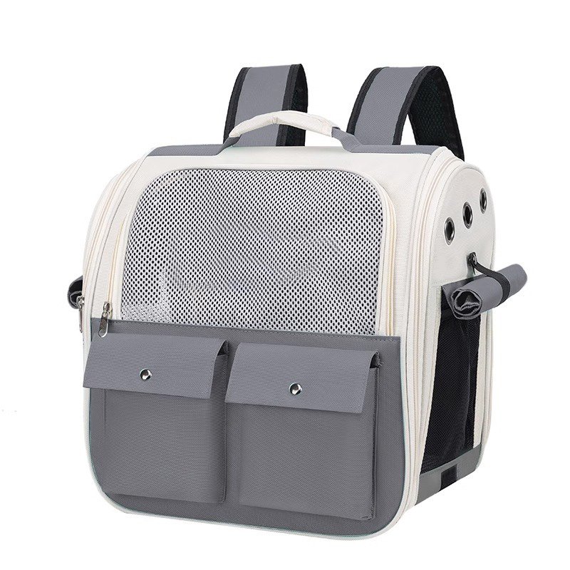 Transparent pet backpack for cats and dogs