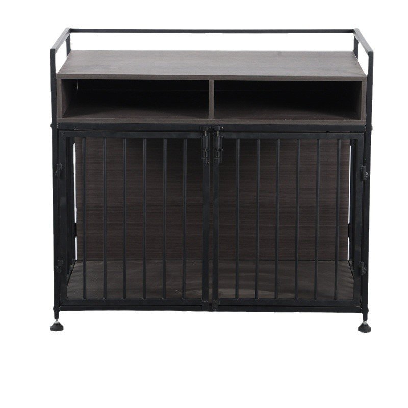Indoor steel dog cage thick iron bar
