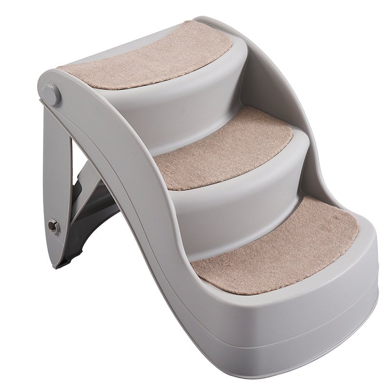 Plastic foldable pet stairs anti slip cats dogs