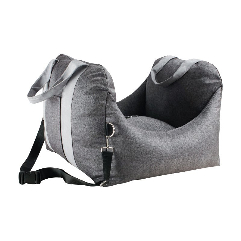 Linen dog car bed removable washable
