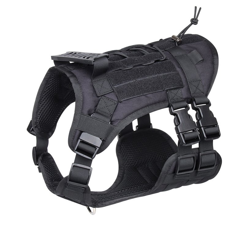 Tactical dog harness large breed adjustable
