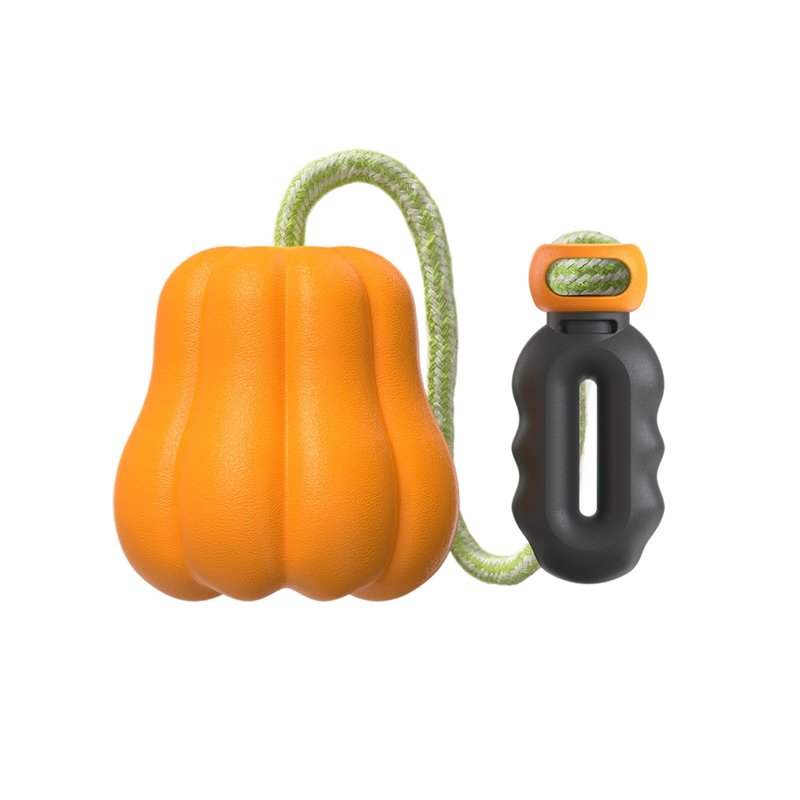 Pumpkin Throw Dog Toy Ball Durable Chew