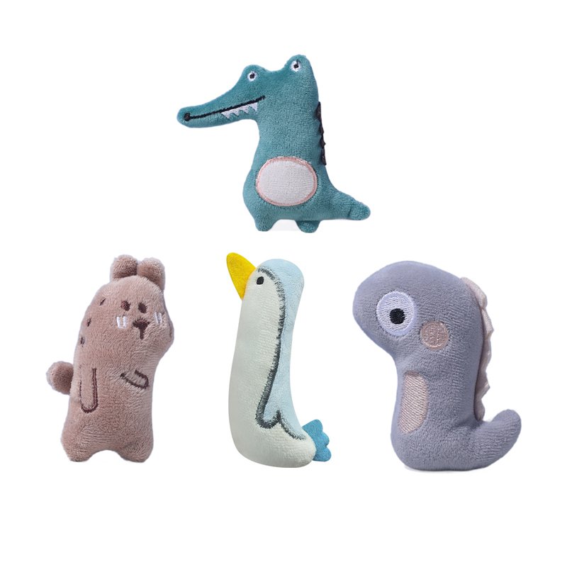 Plush Cartoon Cat Pet Toy