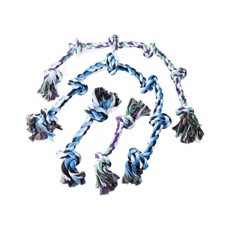 Interactive rope tug toy for large dogs durable