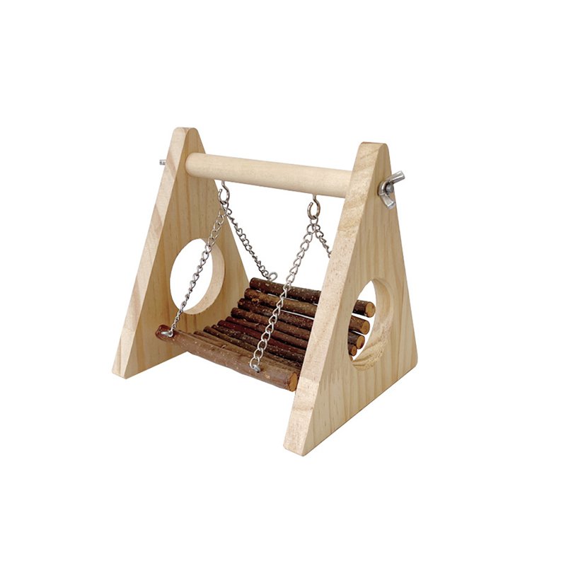 Wooden Hamster Swing