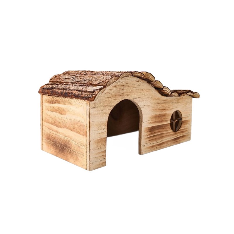 Carbonized Wooden Hamster House