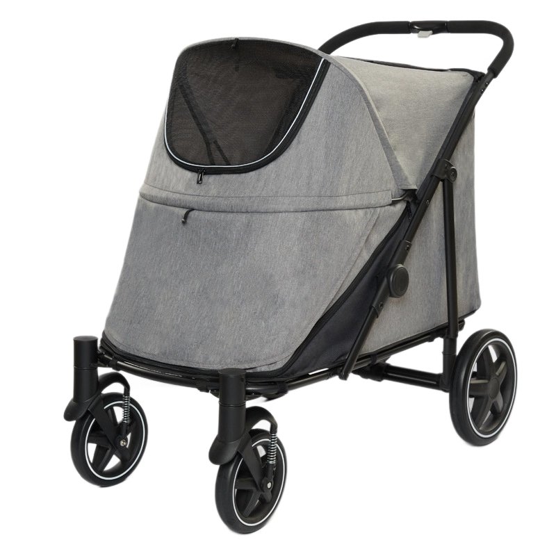Large space pet stroller for medium large dogs