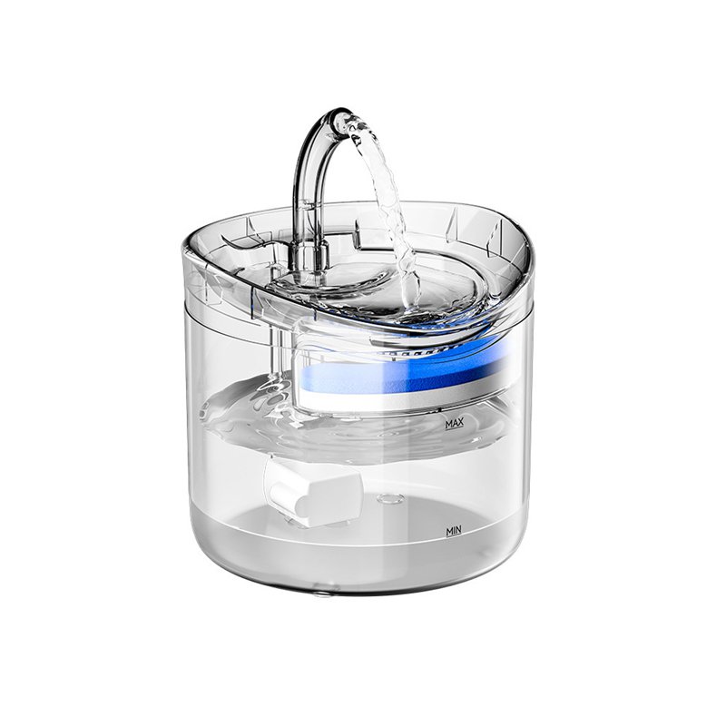 Automatic circulating filtered water fountain