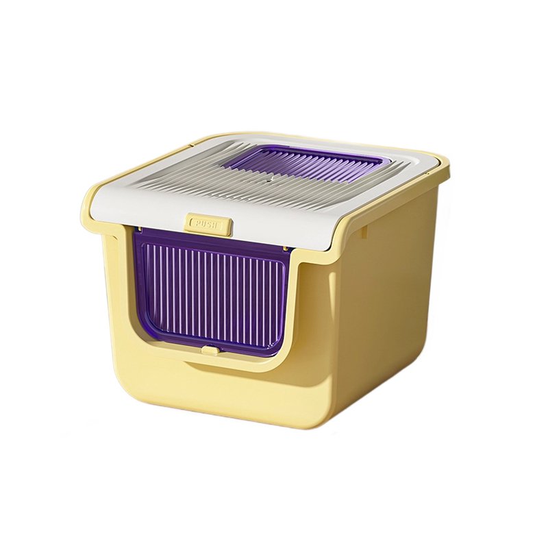 Fully Enclosed Splashproof Cat Litter Box
