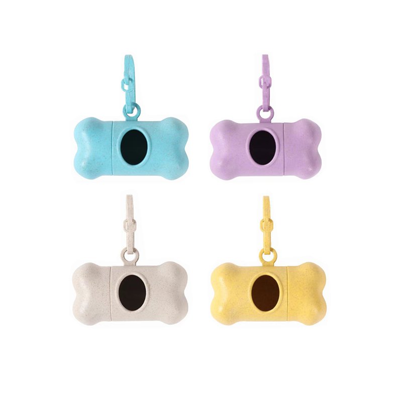 Pet Waste Bag Storage Box Wheat Straw Pp