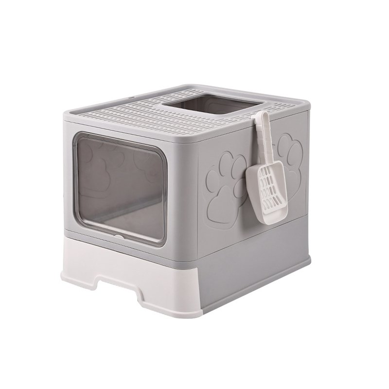 Drawer Enclosed Splashproof Cat Litter Box