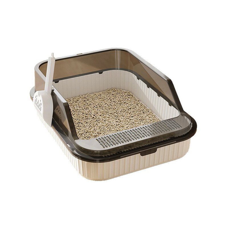 Half Enclosed Cat Litter Box Abs