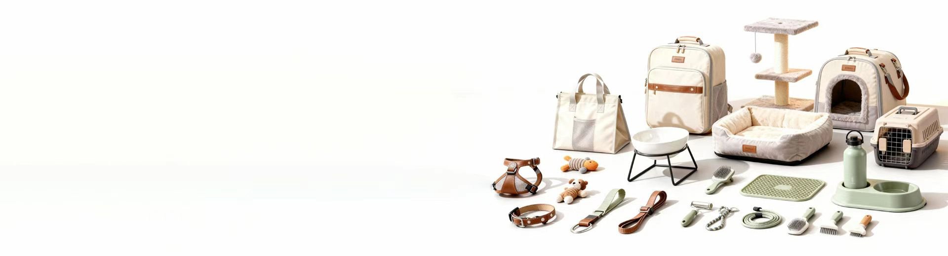 Pet products range banner